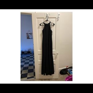 Lulus black maxi dress medium